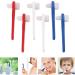 Gleavi 12 STK Double-Headed Toothbrush Set for Partial Dentures & Braces | Soft & Hard Prothesis Brush | Essential Dental Care Tools for Adults - Buy Online on GoSupps.com