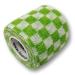 Lisacare self -adhesive association - 12 rolls 5cm wide - adhesive bandages for pets & horses - cohesive breathable elastic - huge color & motif selection (Karo Gr n) Karo Gr n 12er set
