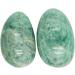 Amazonite Palm Stone Set - 2 Pcs Smooth Healing Crystal Worry Stones - Buy Online on GoSupps.com