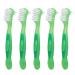 Denture Brush Denture Toothbrush Denture Brush Set Senior Professional Cleaning Brush for Daily Use (Green) Denture Brush Toothbrush Denture Cleaner Brush