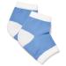 NatraCure Intensive Moisturizing Gel Heel Sleeves (1325-M CAT) 1 Pair - Blue Heel Sleeve