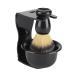 Complete Men Shaving Kit with Synthetic Brush Stand and Bowl - Exfoliating Bristles Prevents Buildup - Shaving Stand and Bowl Set