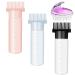 4 pieces of root comb Applicator bottle 180m hair Applicator bottle oil applicator hair applicator bottle hair with shampoo scalp massage brush Hair oil application for hairdressing tools 180ml-2