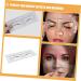 Angoily 10pcs Eyebrow Design Ruler Brow Guide Ruler Eyebrow Drawing Tool Eyebrow Trimming Measuring Ruler - Buy Online on GoSupps.com