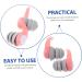 Waterproof Swim Ear Plugs for Women - Noise Reduction Earbuds | Portable Pink Earplugs for Swimming | 1 Pair - Buy Online on GoSupps.com