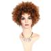 BGHJUE Wig Brazilian Natural Wave Remy Full Lace Human Hair Wigs Virgin Bob Wigs For Black Women 8InchesBrown