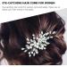 ifundom Bride Hair Comb Lightweight Metal Bride Hair Comb Sparkling Hair Piece Wedding Party Hair Accessory - Buy Online on GoSupps.com
