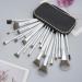 Magefy Professional 22 PCs Makeup Brush Set - Essential Cosmetic Brushes for Foundation & Eyeshadow with PU Leather Bag - International Shipping Available - Buy Online on GoSupps.com