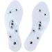 Gel Insoles for Women Shoes Pressure Point Magnetic Shoe Inserts with Magnets Massaging Insoles Comfort Breathable Washable and Cutable (10.43 Inches) Transparent