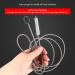 Saccgt Flexible Feed Pipe Cleaning Brush Slim Drain Holes Cleaning Tool Hose Pipe Cleaning Brush Multifunctional Flexible Brush Stainless Steel - Buy Online on GoSupps.com