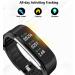 Smart Watch Fitness Tracker with Heart Rate, Blood Pressure, Blood Oxygen, Body Temperature Monitor, Sleep Tracking, Step Counter, Calorie Counter, Pedometer, IP67 Waterproof - For Android Phones, iPhones - Black - Buy Online on GoSupps.com