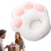 Holds foot warmers rechargeable-heated cute heating pillows warm shoes cute soft warm warm winter shoes made of plush for under the desk in the office at home in the bedroom white cat claw-USB model