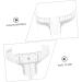 BIUDECO 10pcs Eyebrow Design Ruler Brow Ruler Sticker Eyebrow Tracer Measuring Ruler White Cosmetic Plastic - Buy Online on GoSupps.com