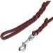 Buy Pet Dog Leash for Large & Medium Dogs | Leather Walking Running & Training Rope 1.6m - Durable & Comfortable - Buy Online on GoSupps.com