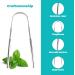Buy Stainless Steel Tongue Scraper for Adults | Natural Oral Care - Fresh Breath | 2 Pieces Pack - International Shipping - Buy Online on GoSupps.com