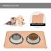 Reopet Waterproof Silicone Feed Mats for Pets - Elevated Edges Safe Dog & Cat Feeding 47x30 cm (1-pack) - Rose Brown - Buy Online on GoSupps.com