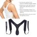 Adjustable Shoulder Support Belt - Optimal Posture & Spinal Health | Orthopedic Brace for Back Alignment - Buy Online on GoSupps.com