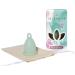 Selenacare menstrual cup basic - washable periodic cup made of medical silicone - with storage bag made of cotton size S (21ml)