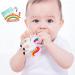 HAOBAOBEI Infant Unicorn Teether Toy - Natural Organic Silicone Teething Toy for Infants and Toddlers - Freezer Safe - White (1 Pack) - Buy Online on GoSupps.com