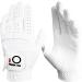 Men's Golf Rain Grip Gloves - 3 Pack, All Weather Durable, Sizes S- XL (White/Black/Blue/Red/Brown) - Buy Online on GoSupps.com
