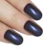 False Nails Bling Art Blue Purple Chameleon Oval 24 Artificial Nails Medium Tips with Glue