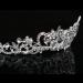 Halloween Silver Rhinestone Crown for Women - Perfect for Weddings, Birthdays, Parties - Princess Queen Tiara with Combs - 1 Pack - Buy Online on GoSupps.com