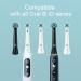 10 Pcs Replacement Toothbrush Heads for Oral B iO 3/4/5/6/7/8/9/10 Series - Compatible Black & White Brush Heads Pack - Buy Online on GoSupps.com