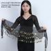 JTKREW Women's Belly Dance Belt with Coins | Chiffon Hip Scarf & Coin Scarf - Perfect for Costumes - Buy Online on GoSupps.com