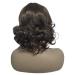 Short Brown Curly Wavy Wig for Women - Brazilian Synthetic Hair - Perfect for 50s 60s 70s & 80s Cosplay - International Shipping Available - Buy Online on GoSupps.com