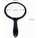 OIGUMR Large Double-Sided Handheld Mirror - 1x/2x Cute Design 5.8x10.6inch Black - Perfect for Travel & Home Use - Buy Online on GoSupps.com