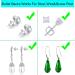Catinee Locking Earring Backs for Studs - 14k White Gold Plated, Secure Hypoallergenic Backs for Droopy Ears (6pcs/3pair) - Buy Online on GoSupps.com