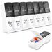 DailyRest Pill Organizer 2 Times a Day, Weekly Pill Box 7 Day, AM PM Pill Case, Day Night Medicine Container, Vitamin Case, Travel Portable Daily Pill Dispenser 1
