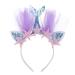 Lurrose Mermaid Headband Glitter Hairband Party Headpiece Hair Accessories for Children Kids (Blue with Starfish)