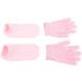 Moisturizing Gel Gloves Socks Set Soft Full Coverage Design for Dry Cracked Hands Feet with Cream Gift Choice for Men Women to Use (Pink) - Buy Online on GoSupps.com