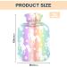 Heat Bottles for Pain Relief - Cute Unicorns & Rainbows 2L Warm Water Bag for Headaches & Back Pain - Buy Online on GoSupps.com