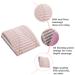 Homury Refresh Neck and Back Stretcher - Pain Relief & Posture Corrector for Bed | Back Extensor & Neck Support Pillows (Pink) - Buy Online on GoSupps.com