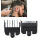 Professional Hair Clipper Guards Guide Combs Rounded Comb Teeth Hair Guards Combs Safe Cutting Guides Hair Trimmer Supply for Hair Clippers Trimmers Attachment (Black) - Buy Online on GoSupps.com