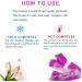 Postpartum Cooling Pad for Pain Relief - 2 Gel Packs with 3 Washable Sleeves - Purple - Buy Online on GoSupps.com