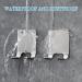 Waterproof Stainless Steel Shower Razor Holder | Drill-Free Wall Mount | Ideal for Bathroom & Kitchen Storage - Buy Online on GoSupps.com