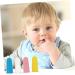 Minkissy 8-Piece Baby Silicone Toddler Toothbrush Set | Dog Dental Care Toy | Finger Toothbrush for Newborns & Pets | Multi-Color Options - Buy Online on GoSupps.com