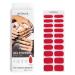 Neonail Gel UV Stickers Easy On M06 - Red - 15 Pattern - Nail ticker - Nail polish stripes - Gel -nail sticker - Nail sticker for feet and hands - fingernails for sticking on - Decoration Nail design