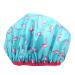 Fashionista Flamingo Oversized Waterproof Shower Cap - Reusable & Adjustable for All Hair Lengths - Buy Online on GoSupps.com