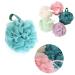 Beaupretty 5 Pcs Mesh Bath Sponges - Exfoliating Shower Loofah Puff for Kids & Adults | Soft Body Wash Pouf & Bubble Making Ball - Buy Online on GoSupps.com