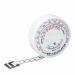 Haosie Tape Measure Body BMI Body Tape Measure 150 cm Retractable Body Fat Measuring Tool for Waist Circumference Body Mass Index Measurement with Bmi Calculator