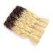 Buy Showjarlly Jumbo Braid Art Hair Extensions - 24 Inch Ombre KanCalon Hair Braid 5 Pack for Crochet Twists & Box Braids in Brown/Creamy White - International Shipping Available - Buy Online on GoSupps.com
