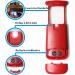 Easy Magnifier Leselupe 3x LED Light - Illuminated Handheld Magnifier for Reading Small Texts - Acrylic Lens - Gift for Visual Aid - Sedona Red - Buy Online on GoSupps.com