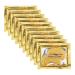 Permotary 30 Pairs 24K Gold Gel Collagen Eye Pads Crystal Collagen Under Eye Mask for Moisturizing Smoothing Fine Lines Reducing Dark Circles Under Eye Patch for Women Men Gold