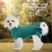 Soft Warm Dog Sweater - Winter Puppy Clothing & Christmas Pet Outfits | Peacock Green XXL - Buy Online on GoSupps.com