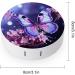 Purple Butterfly Print Contact Lens Case - Travel Care Box for Contact Lenses - Buy Online on GoSupps.com
