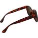 Stylish Mini Retro Sunglasses for Women | Prescription Plastic Frame Leopard Brown Free Case 2.0 Dioptria - Buy Online on GoSupps.com